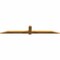 Ekena Millwork Eugene Rough Sawn Timber Gable Bracket, Western Red Cedar, 84"W x 14"H x 2"D x 4"F, 4/12 Pitch GBW084X14X0204EUG00RWR - alternate 2